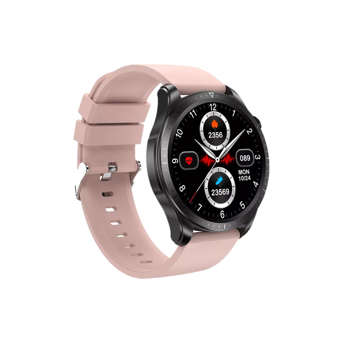 Reloj Inteligente Smart watch E420 Fralugio Mide Glucosa Ecg Silicon