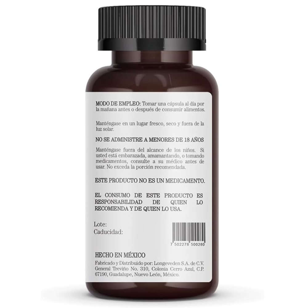 CRISTINA RODRIGUEZ Inuprotek Suplemento Alimenticio 60 Cápsulas 500mg Minerales Proteina Deshidratada de Bovino Sin Gluten Zinc Magnesio 