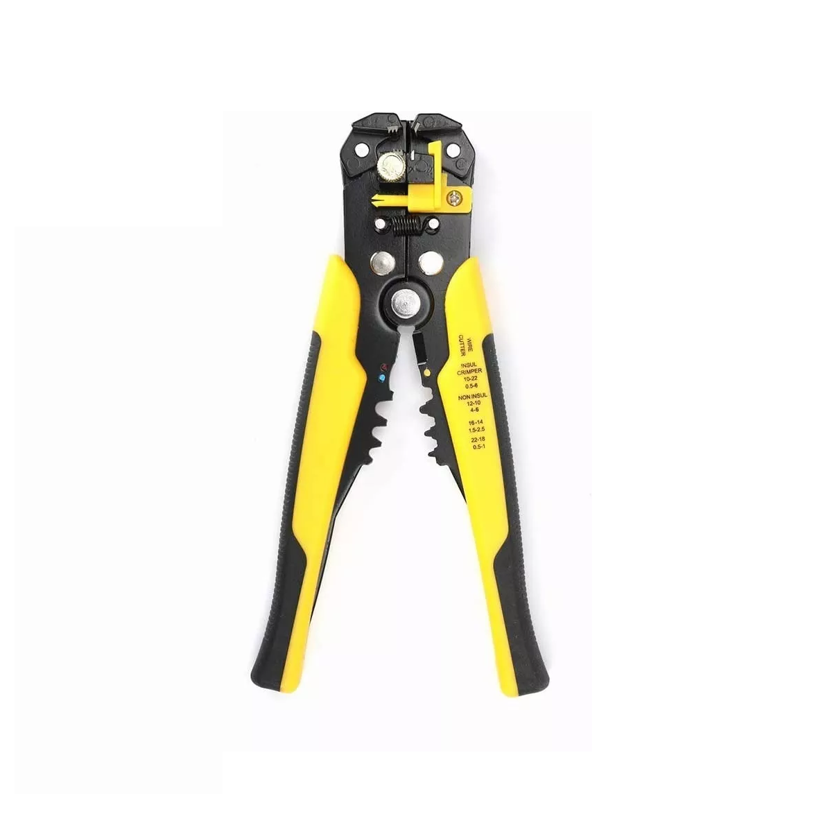 Alicates Pinzas Crimpadoras Pelacable Automatica Cortacables Amarillo