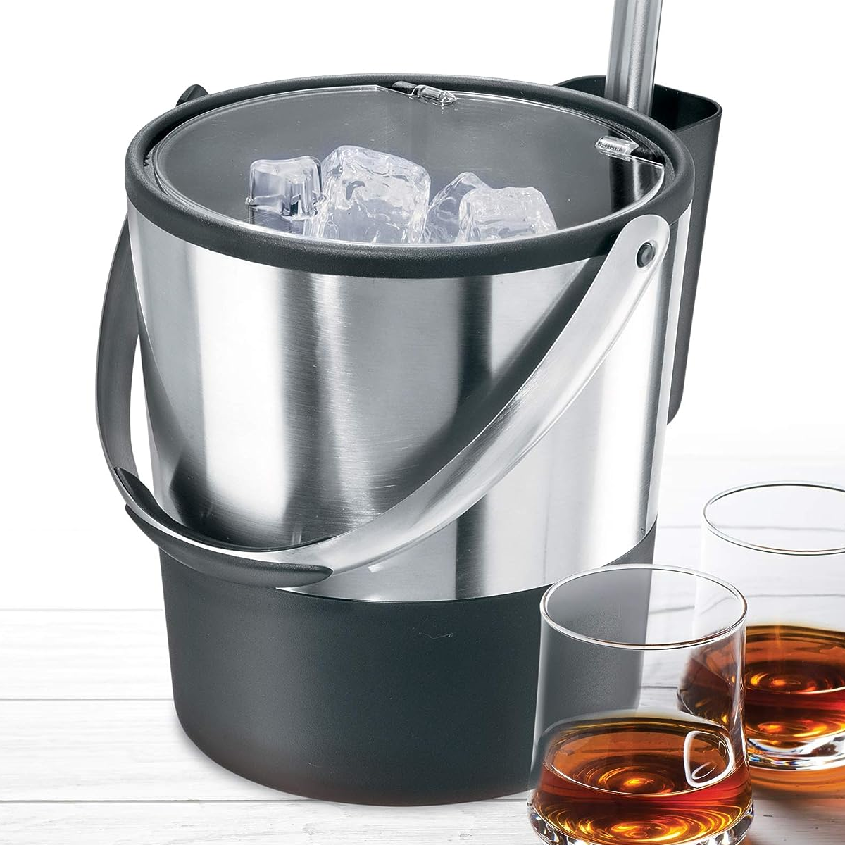 Oggi Hielera de Doble Pared con Tapa Abatible y Pala de Acero Inoxidable: La hielera Perfecta para Cualquier Ocasión