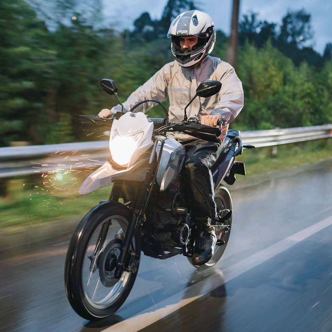 Botas impermeables para motociclista Fire Parts negro FP