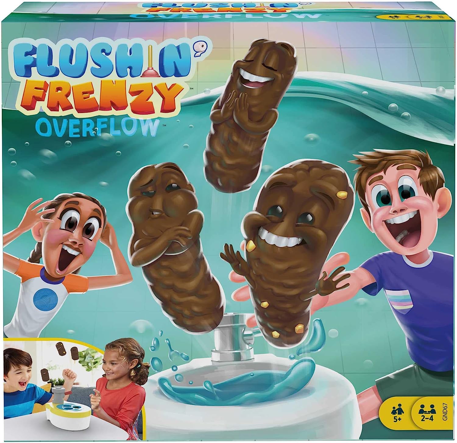 Mattel Games Juego de Mesa Destapa Y Atrapa Desbordados