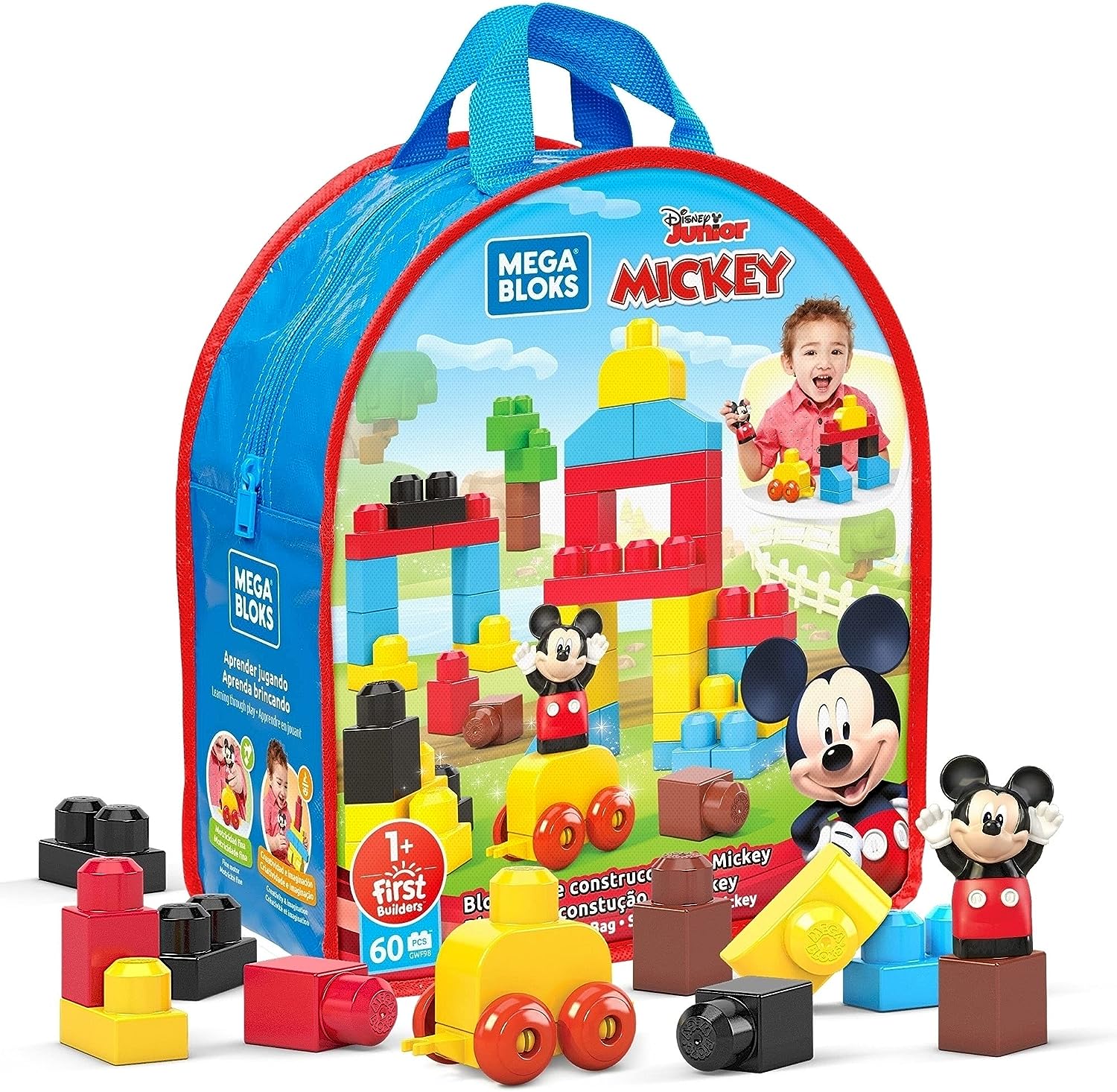 Mega Bloks Disney Juguete de Construcción Bolsa de Mickey
