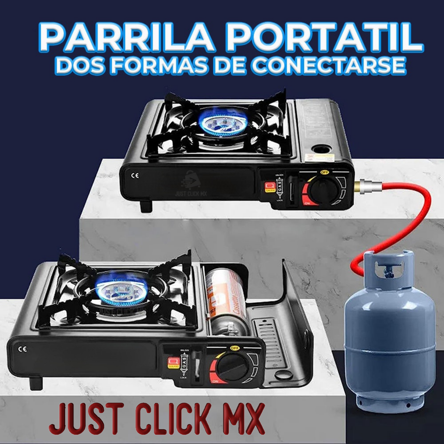 Estufa Portátil de Camping a Gas Butano Para Interior y Exterior