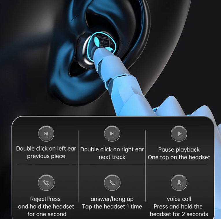 Audífonos Bluetooth M20 - Negro Brillante 2023