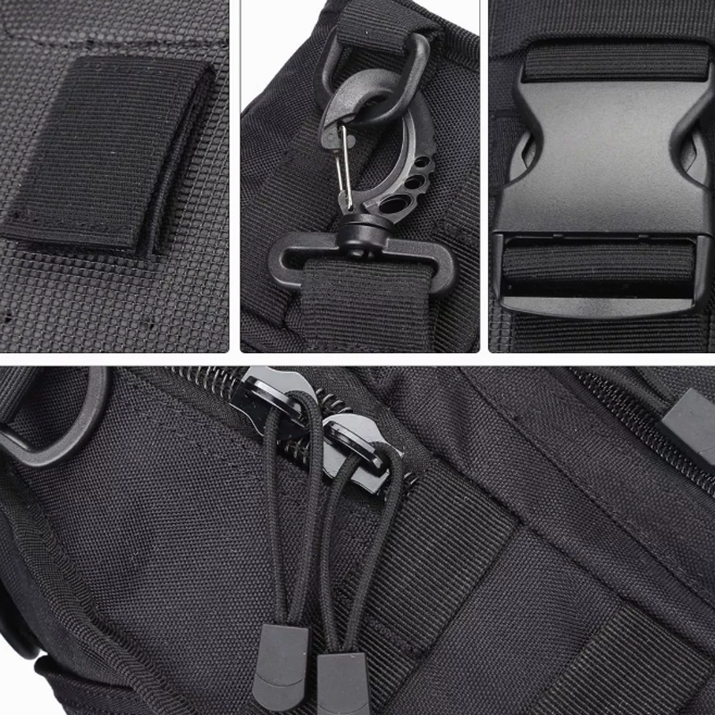 Pechera Mochila Táctica Militar Bandolera Hombre 3 En 1