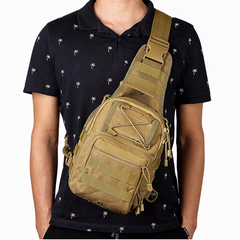 Pechera Mochila Táctica Militar Bandolera Hombre 3 En 1