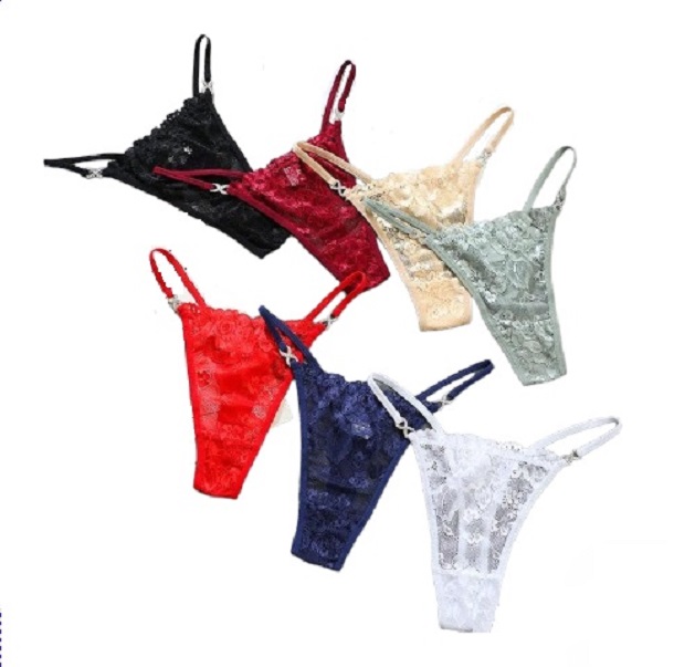 Set de Tangas encaje 3 Panties