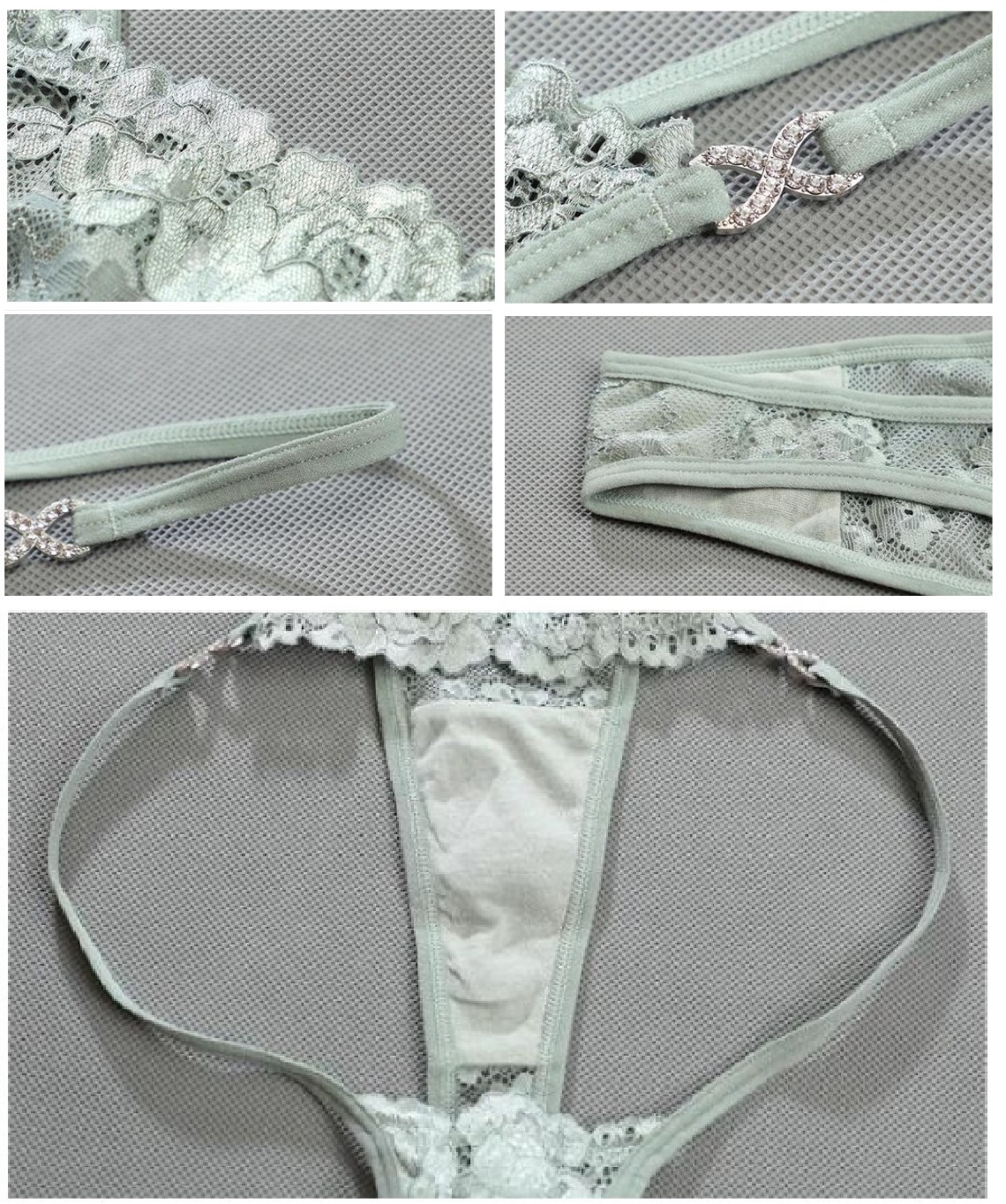 Set de Tangas encaje 3 Panties