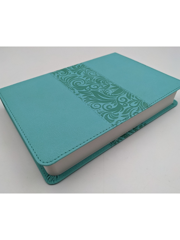 Rvr 1960 Biblia Para Regalos Y Premios, Azul Turquesa Símil