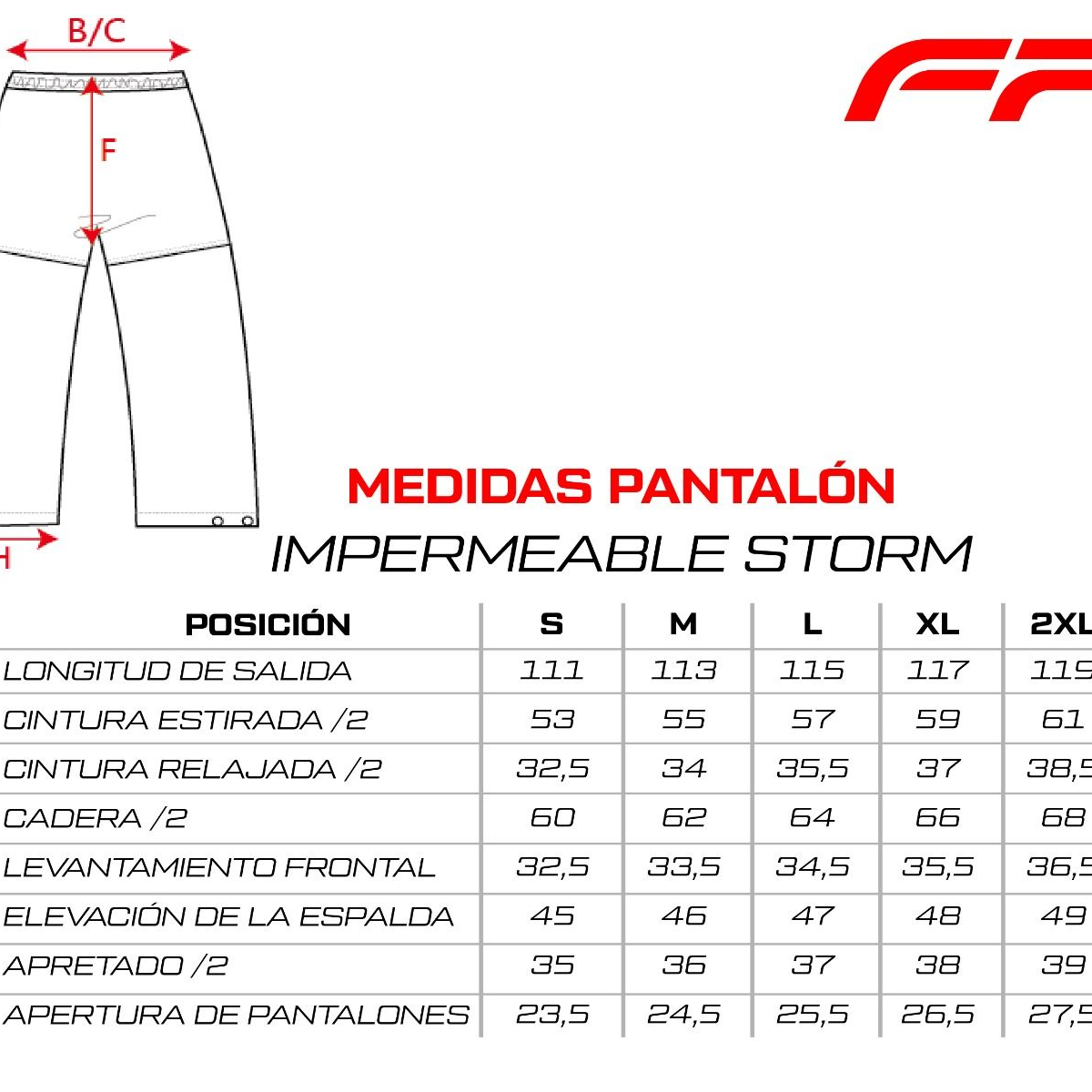 Impermeable Completo Para Motociclista Resistente Storm Fire Parts