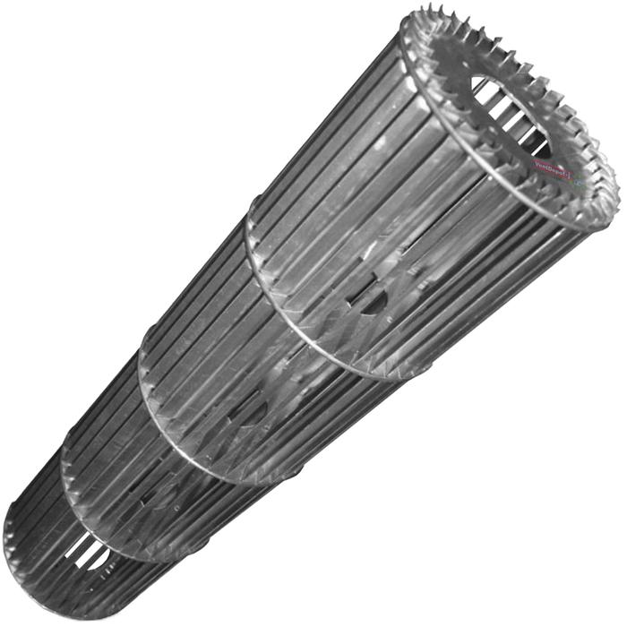 Turbina Motor Ventilación MXALJ-002-9 5 18" Diámetro 20" Altura Aluminio Giro CCW Counter Clock Wise, AlumCage