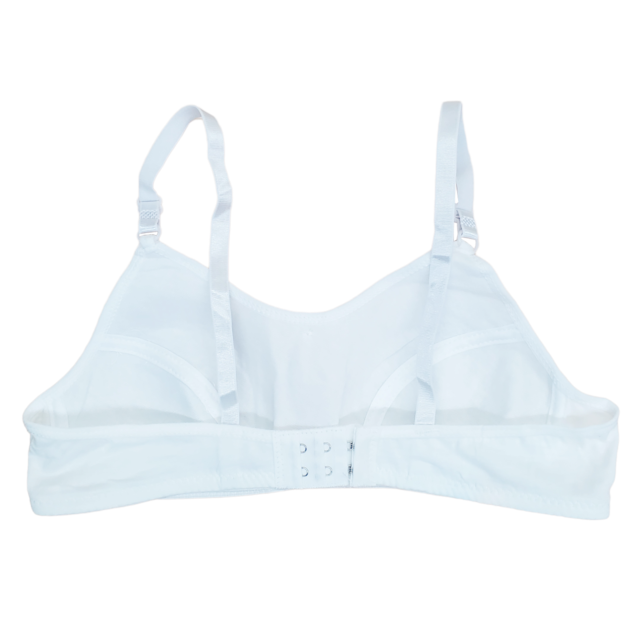 Brasier Algodón Blanco Escolar Niña Adolescente 6pz