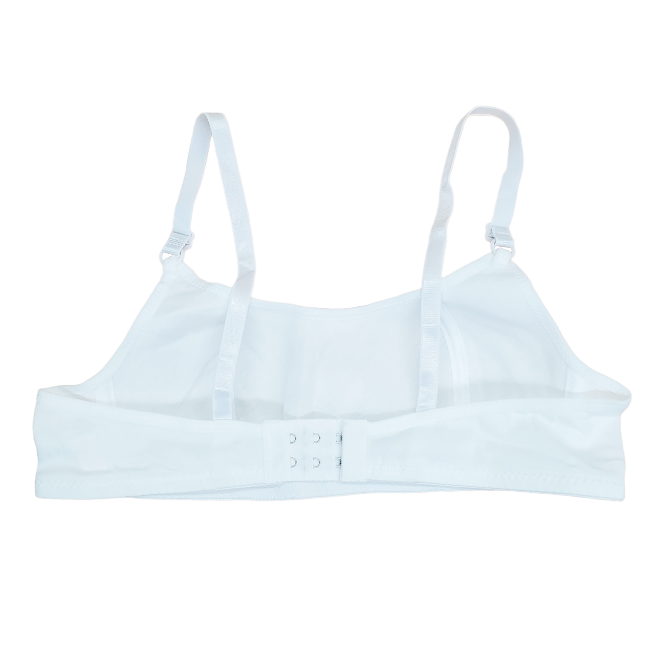 Brasier Algodón Blanco Escolar Niña Adolescente 3pz