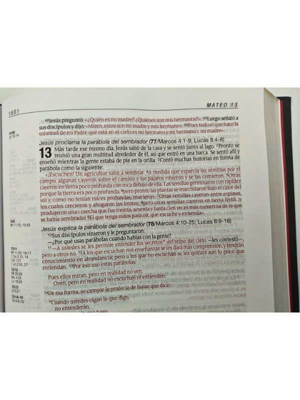 Biblia NTV De Estudio Del Diario Vivir Letra Grande Gris Tapa Dura Tela Diseño Árbol