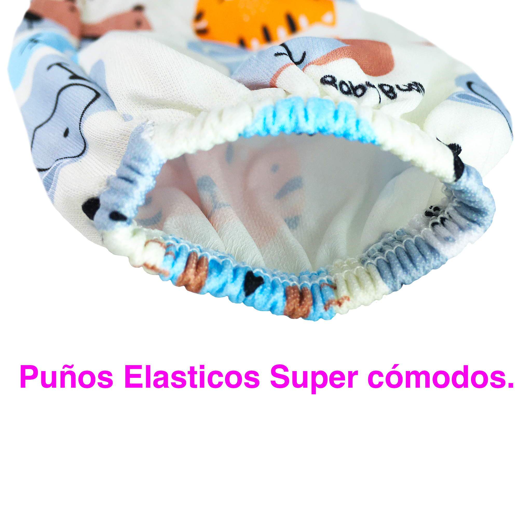 Baberos Tela Impermebles Pana Manga Larga Niños Ecobaby Original