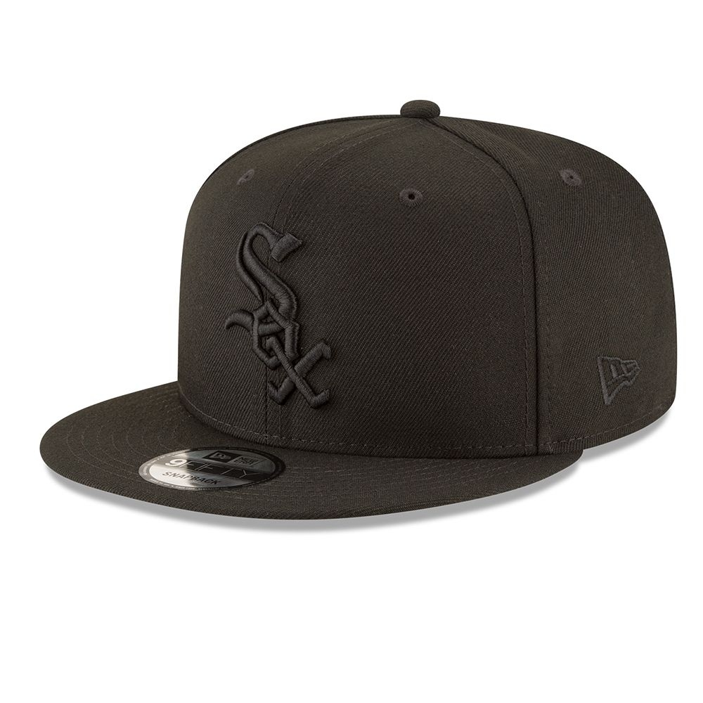 Gorra Plana New Era Sox Negra Snapback 11591071
