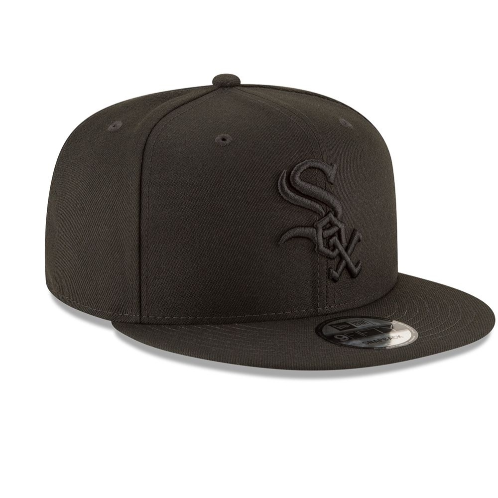 Gorra Plana New Era Sox Negra Snapback 11591071