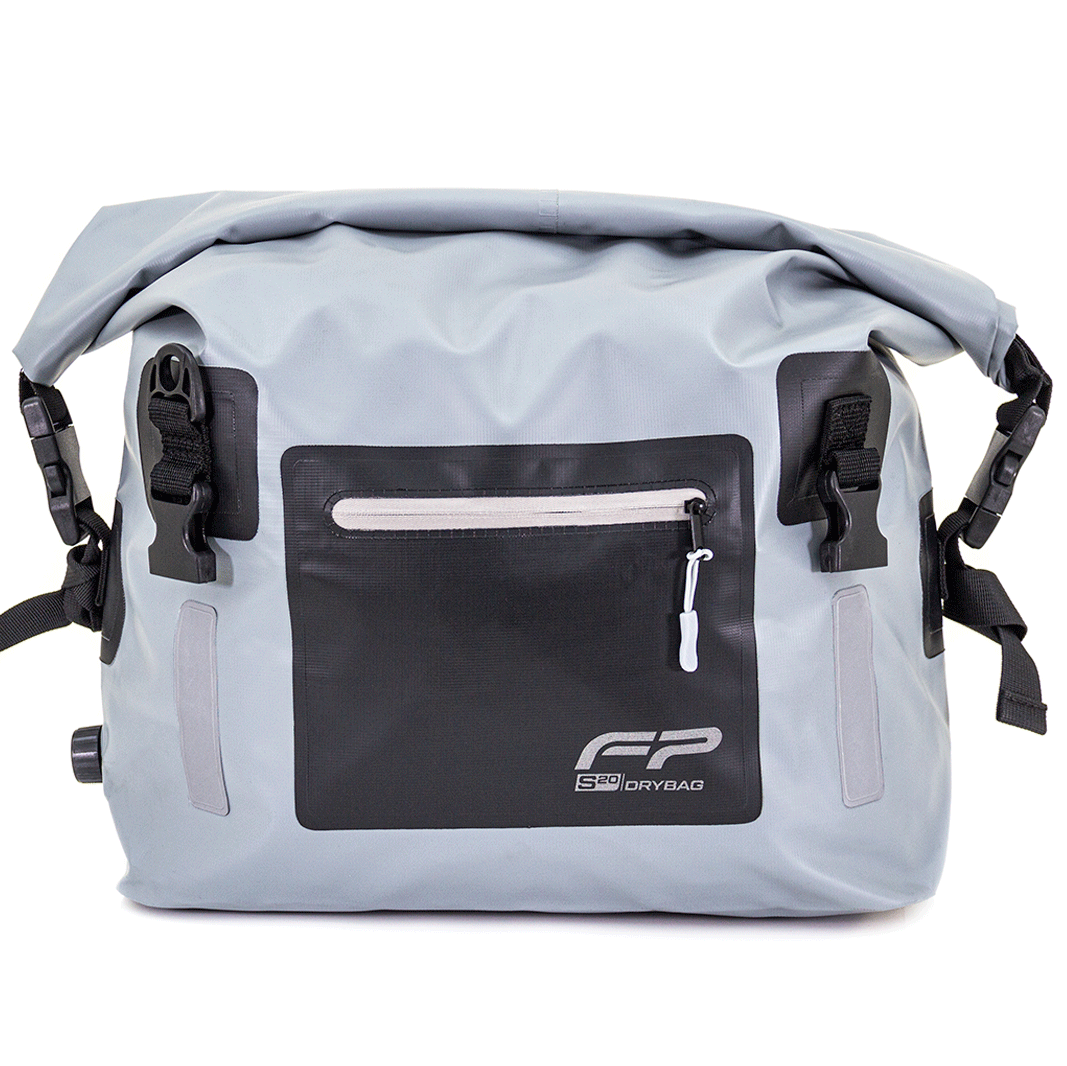 Maleta Impermeable Dry Bag Para Moto S20 Gris