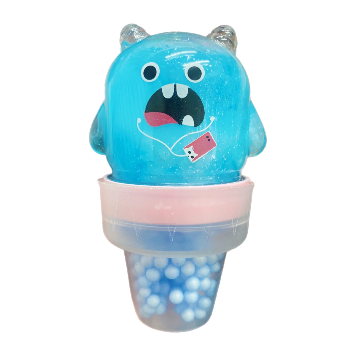 Slime Brilloso Monstruo Helado Regalos Juguete Caja 12pz