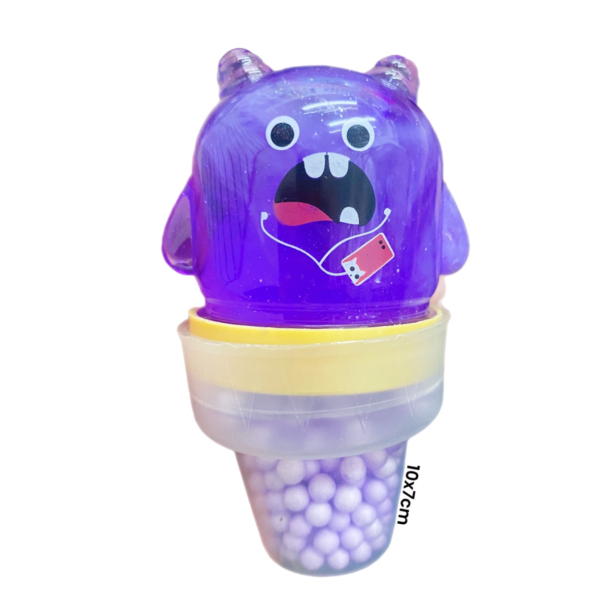 Slime Brilloso Monstruo Helado Regalos Juguete Caja 12pz