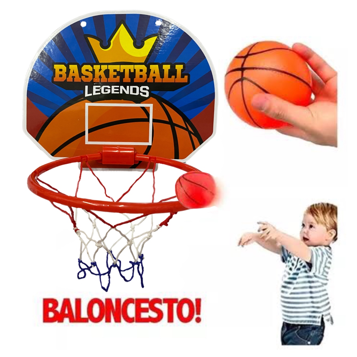 Tablero Baloncesto Basquetbol Canasta Juguetes Niños