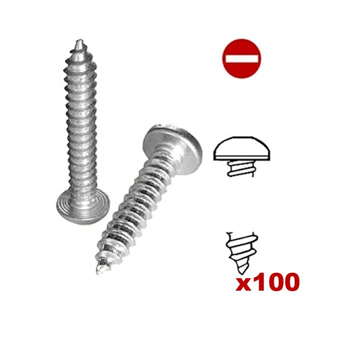 Pija con Dimensiones ANSI MXRUP-174 100Pzs 14 6,3mm Diámetro Long 2"50,8mm Cab,RedondaEnt,SlottedPuntaPija, RouPoint