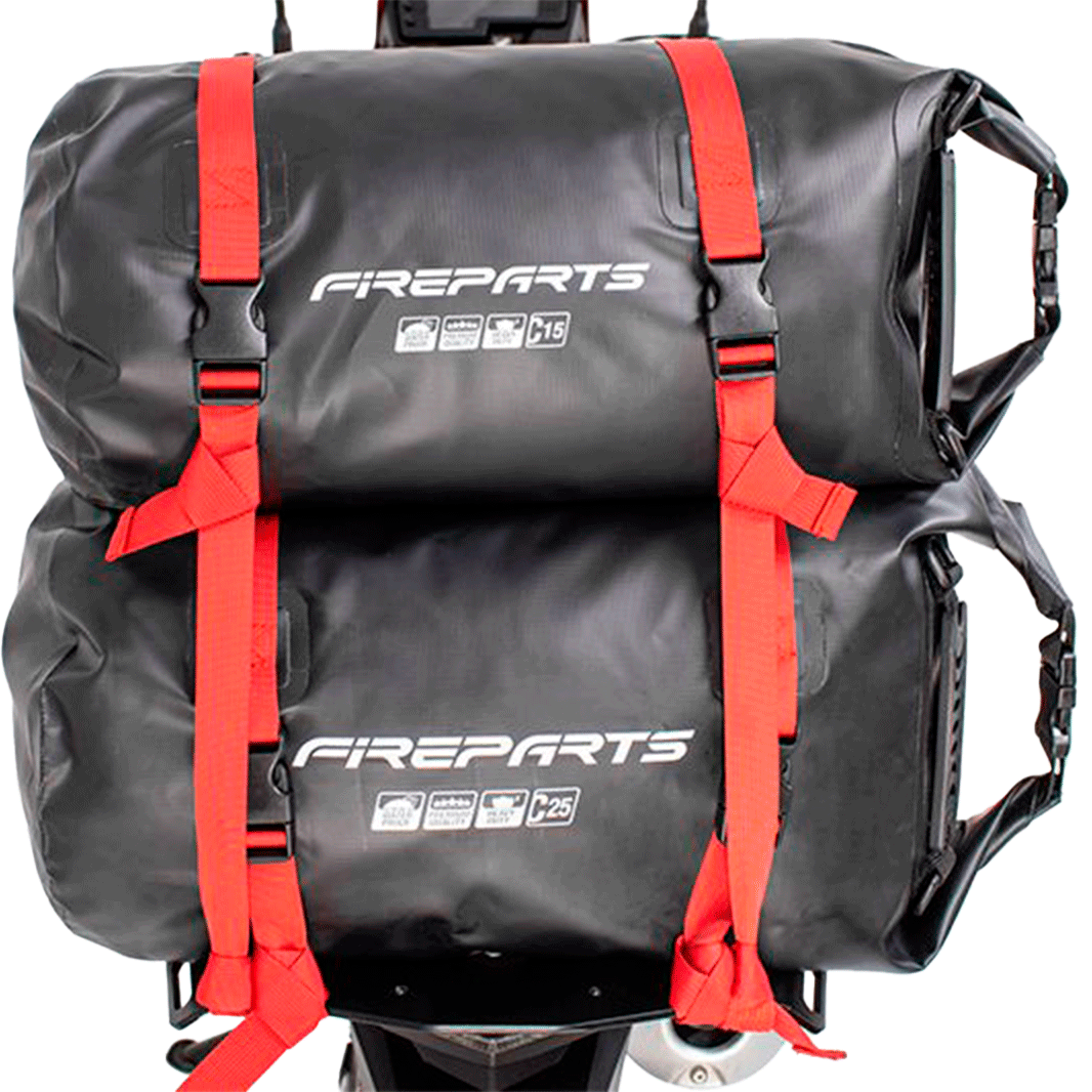 Maleta Universal Impermeable Drybag Fire Parts Negra C15 Lts