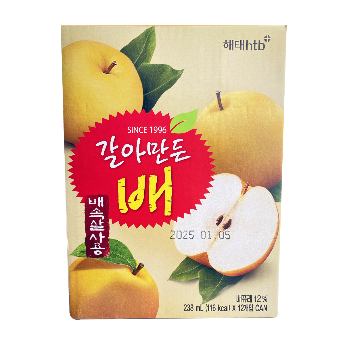  Bebida Coreana  de Pera (6 pack)
