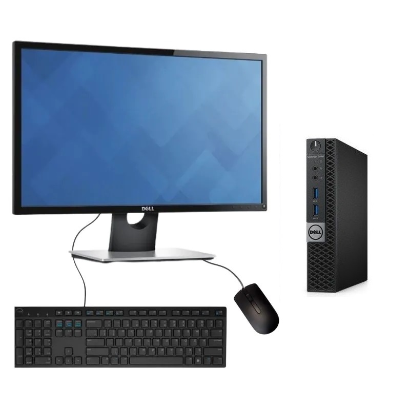 PC DELL OptiPlex 3070, MINI, Core i5-9500T, 24GB RAM, 1TB HDD, MONITOR 19", EQUIPO CLASE A, REACONDICIONADO