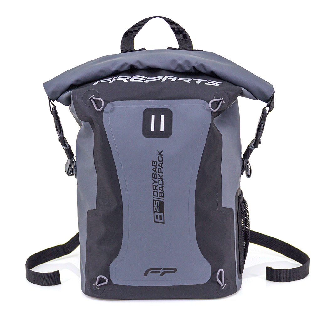Mochila Drybag Impermeable Moto Hike Pesca Bici Backpack Fireparts 25 Litros