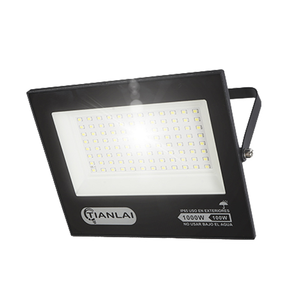 Reflector Luz Fría 100W IP65 Para Exteriores Tianlai