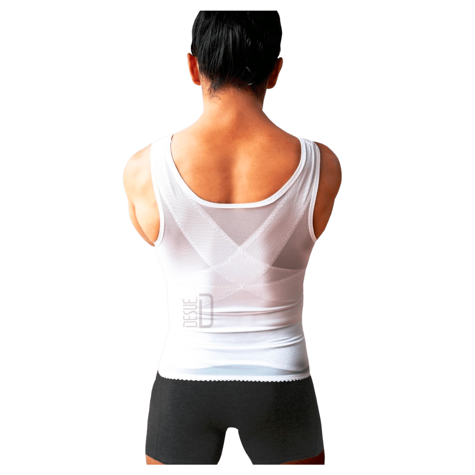 Faja Camiseta Reductora Reforzada Modeladora Para Hombre DESUÉ