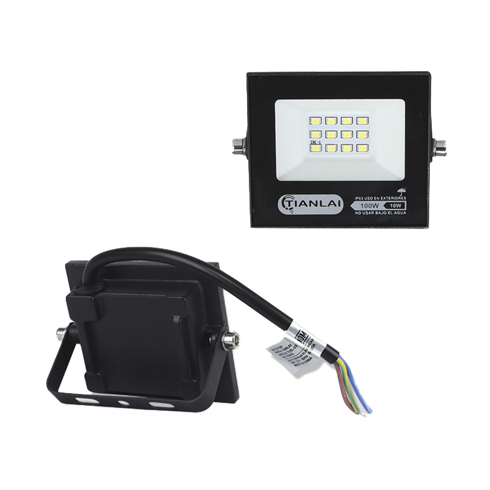 Reflector Luz Fría 10W IP65 Para Exteriores Tianlai