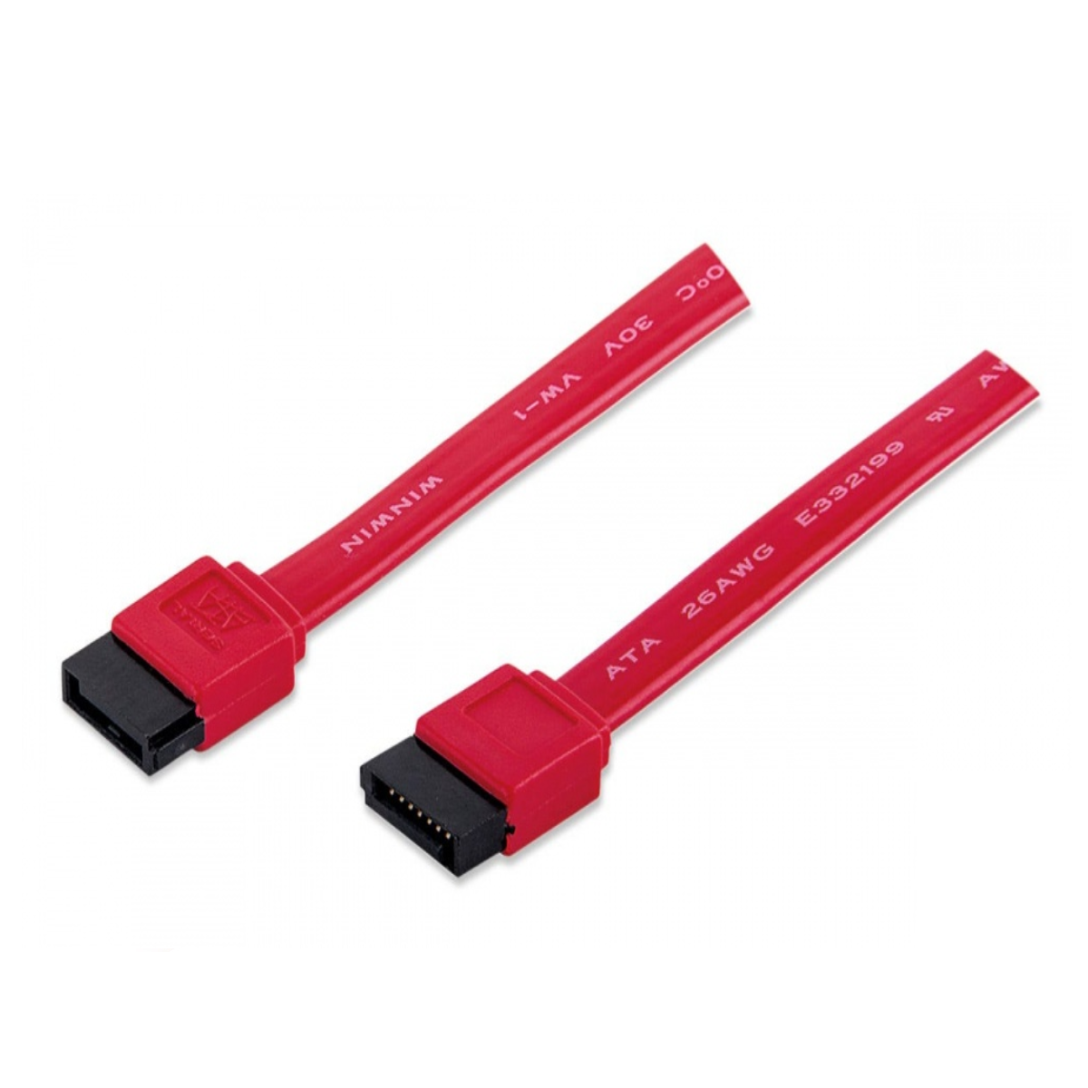 Manhattan Cable SATA-SATA 50cm Rojo para disco duro ssd pc computadora electrónicos