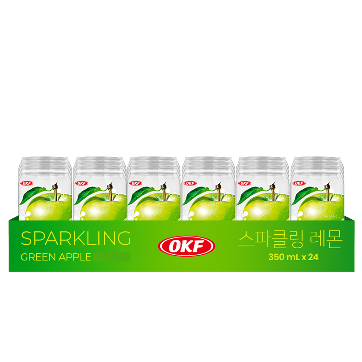 Sparkling Soda Coreana Sabor Manzana (6 pack)