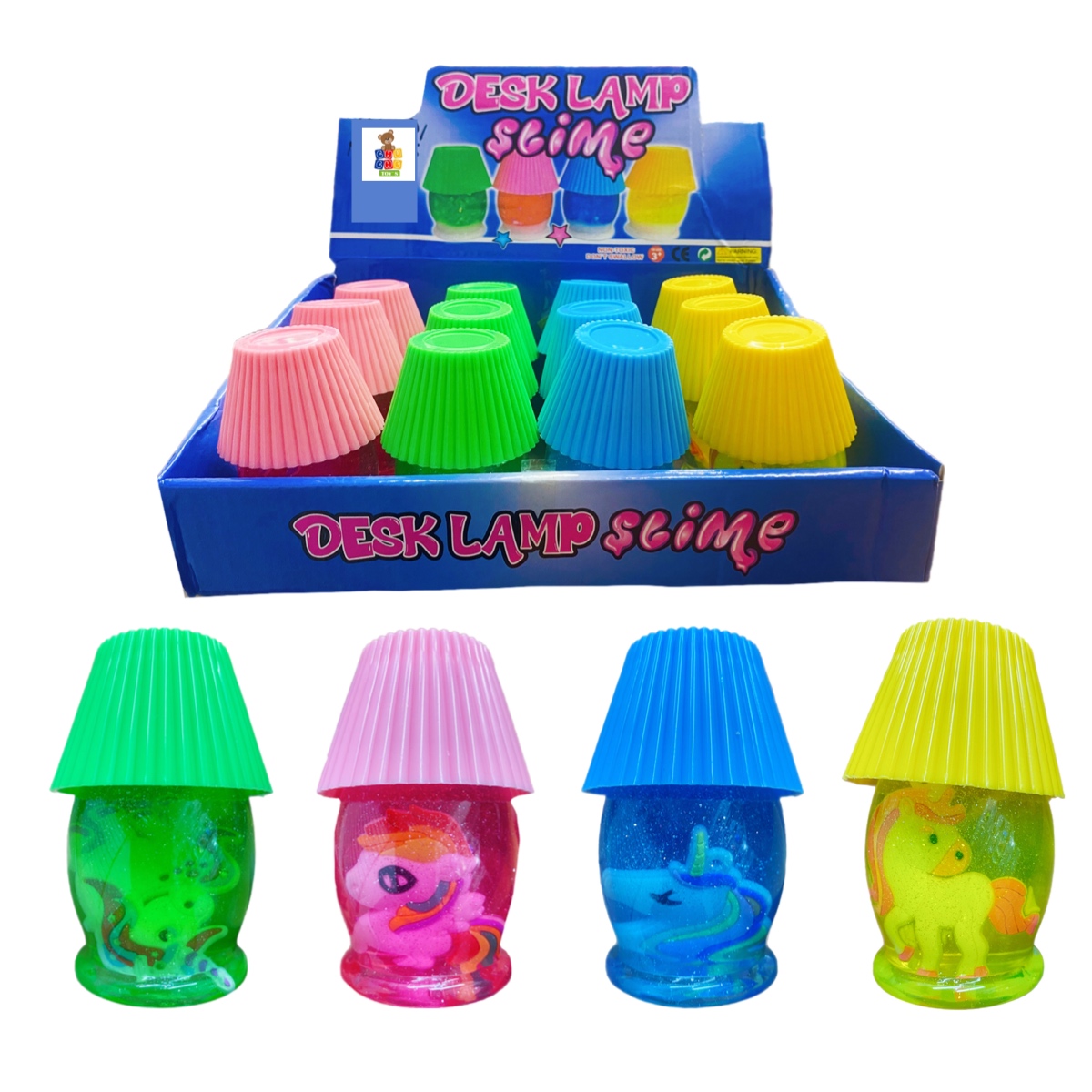 Slime Brilloso Lampara Niñas Niños Regalos Juguete Caja 12pz