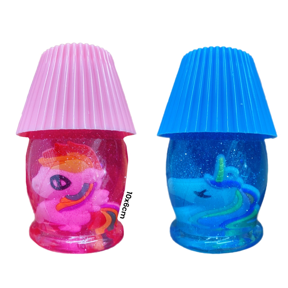 Slime Brilloso Lampara Niñas Niños Regalos Juguete Caja 12pz