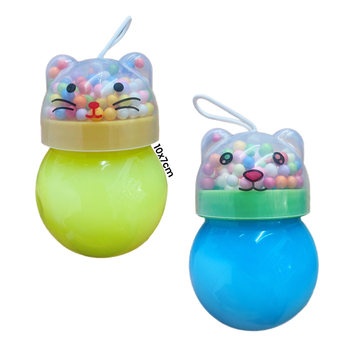 Slime Brilloso Esfera Oso Regalos Juguete Caja 12pz