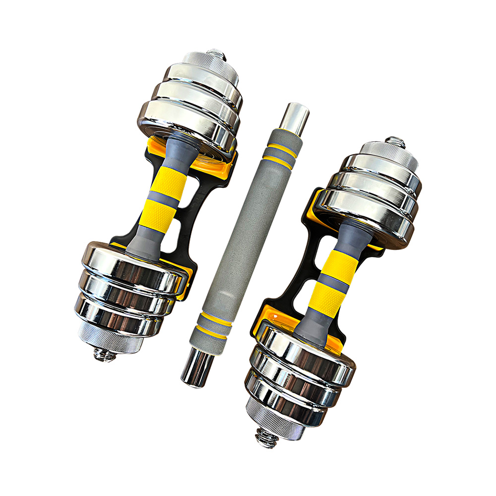 Kit De Mancuernas Pesas Con Discos 20 Kg.