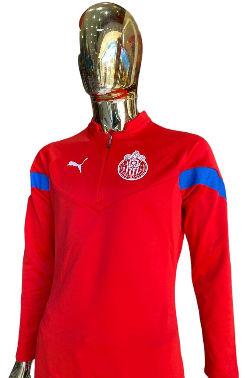 Suéter Puma Chivas Medio Cierre Training Fleece caballero