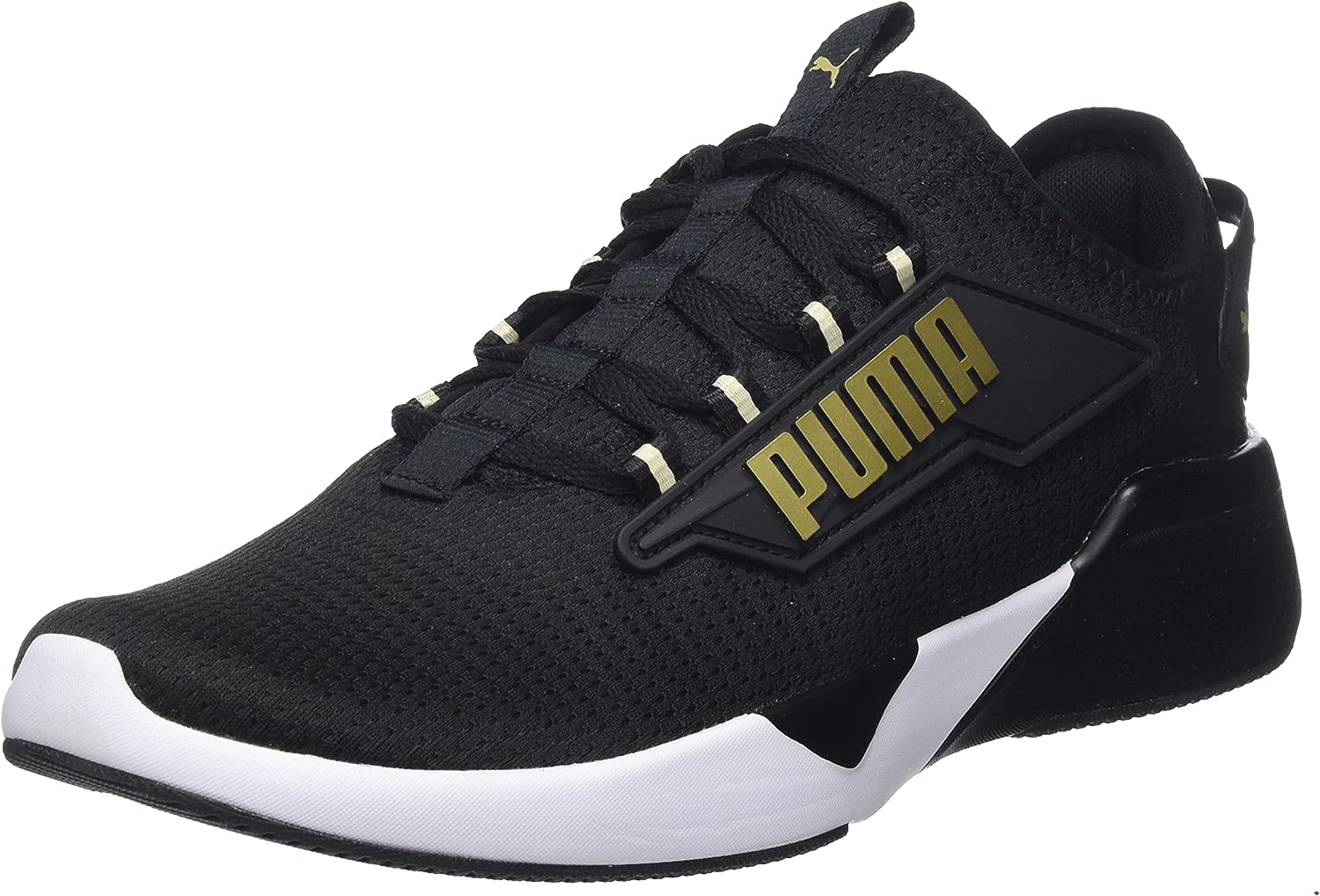 Tenis Puma Retaliate 2 Negro Dorado Mujer 376676 16