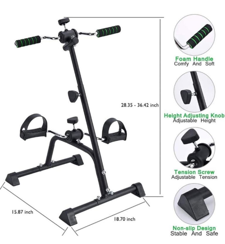 Equipo de pedales para piernas y brazos rehabilitación 