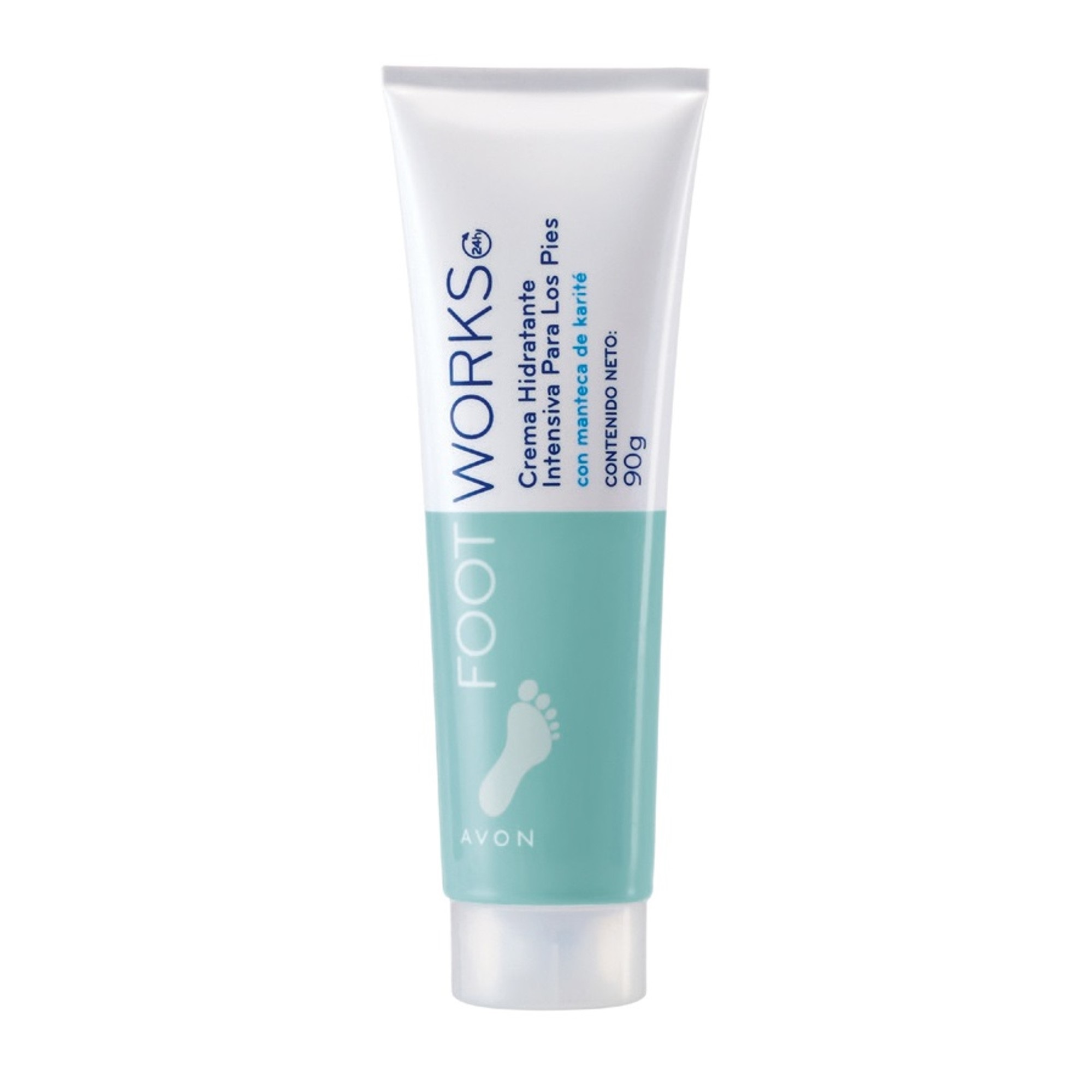 Crema Hidratante Intensiva Para Los Pies Foot Works Avon.