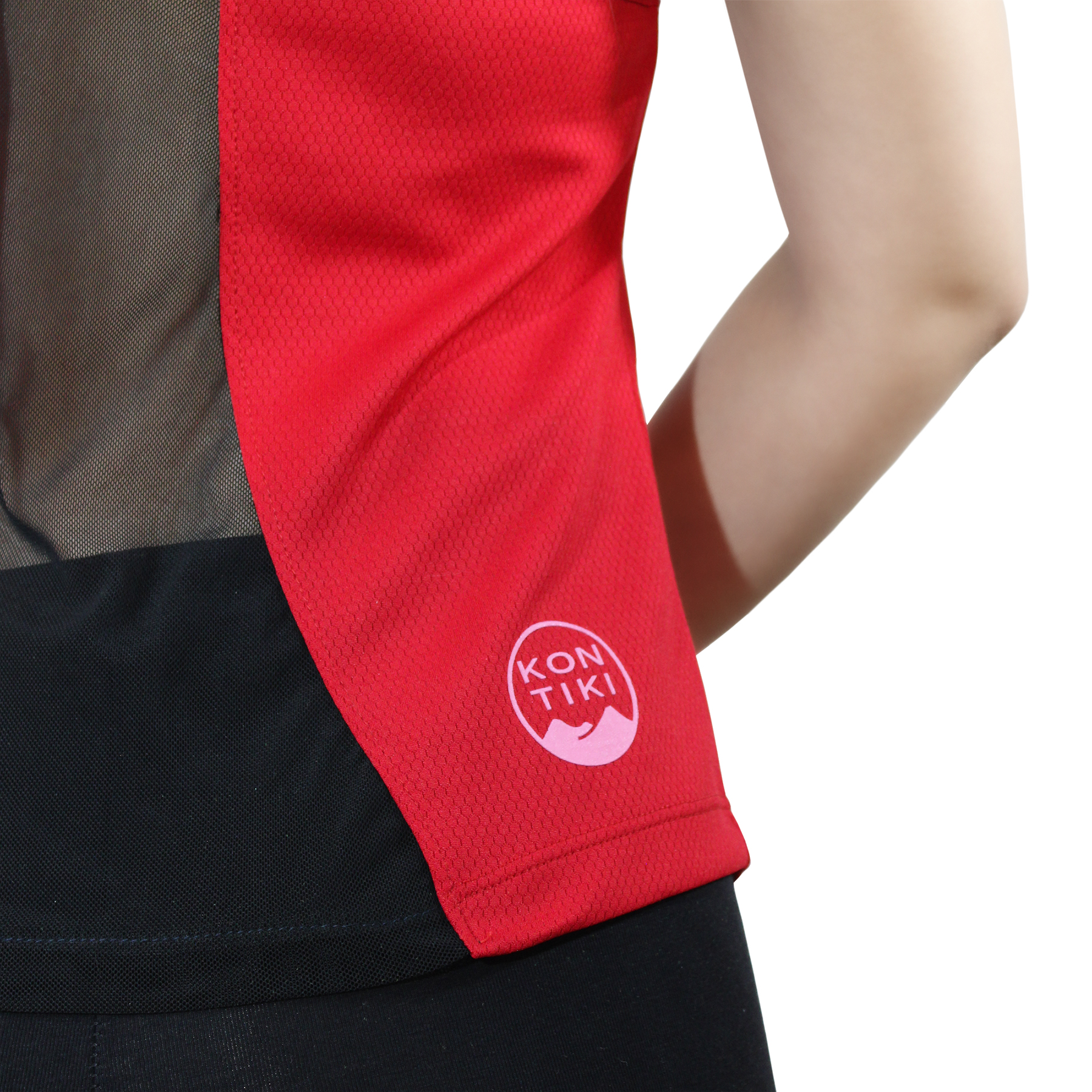 Playera Rojo para Mujer Blusa Tank-Top Runner Escalada Gym KON TIKI Tulum-RD