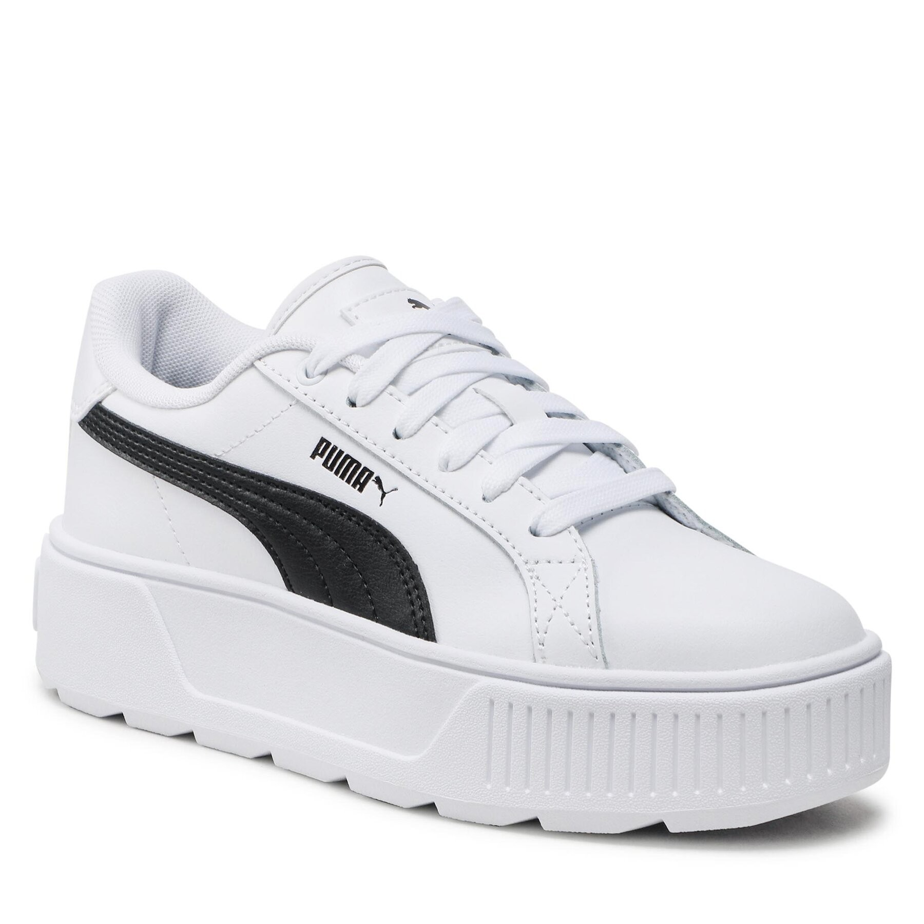 Tenis Puma Karmen Blanco Negro Mujer 384615 02