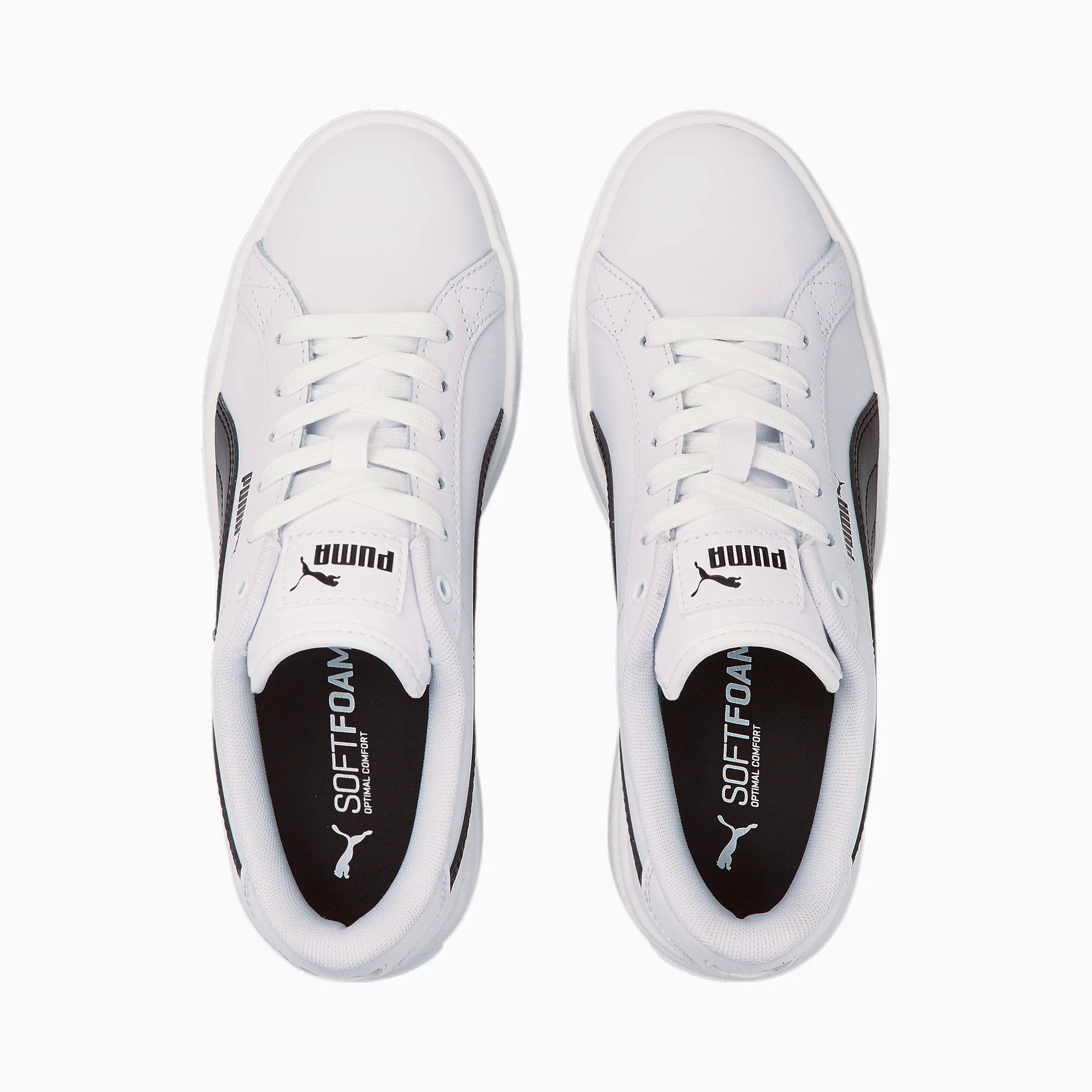 Tenis Puma Karmen Blanco Negro Mujer 384615 02