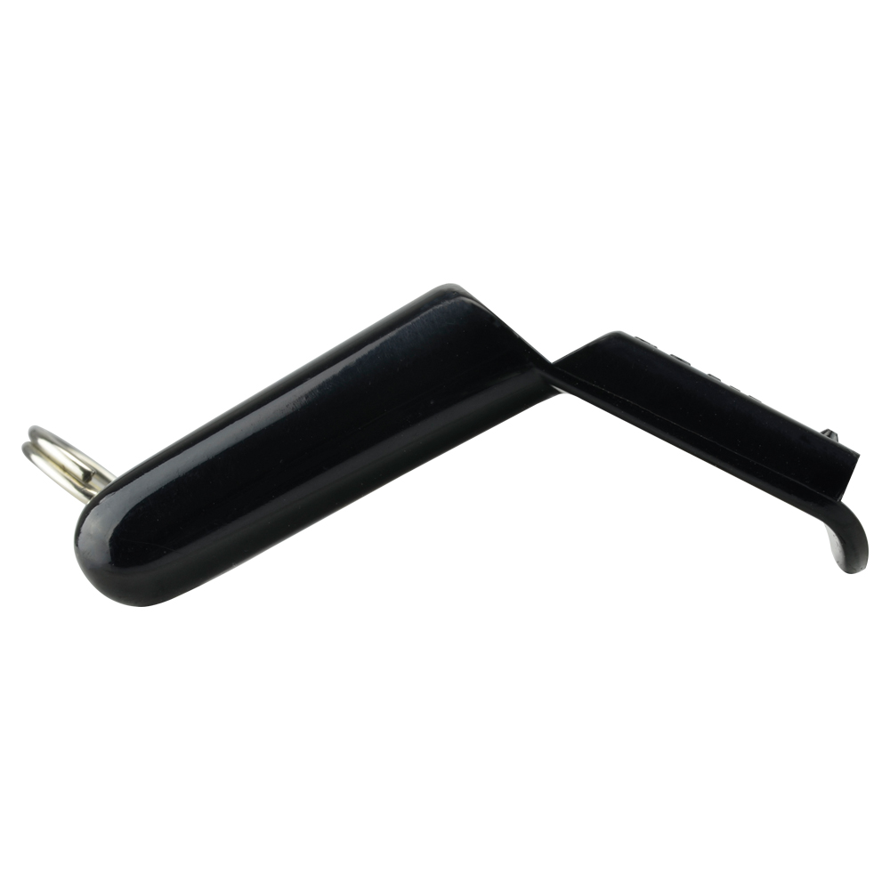 Silbato Acme tipo tornado De plástico Largo de 5 cm Boquilla de 2.3 mm Decibeles 117- 031JH Negro