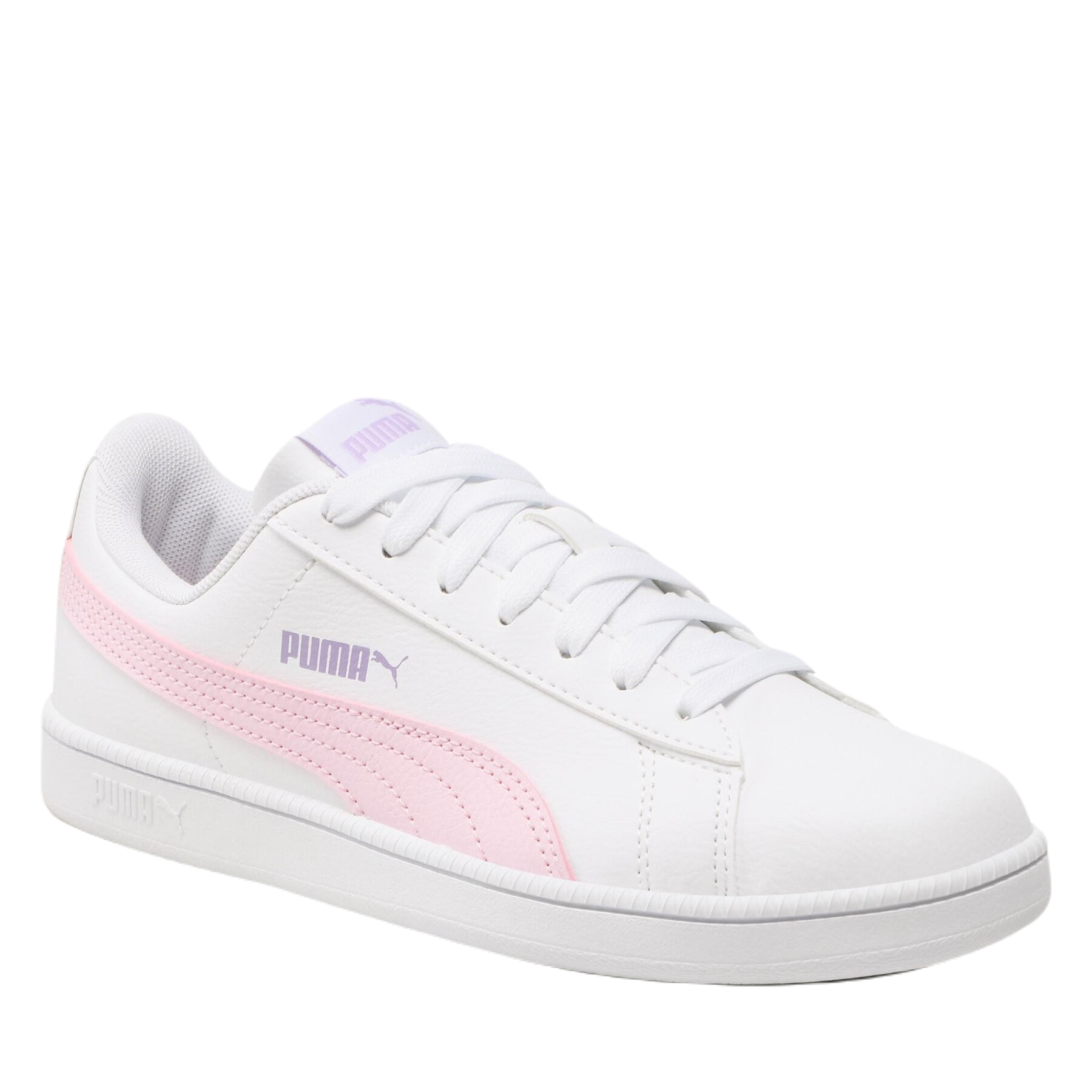 Tenis Puma Up Jr Blanco Rosa Morado Mujer 373600 28