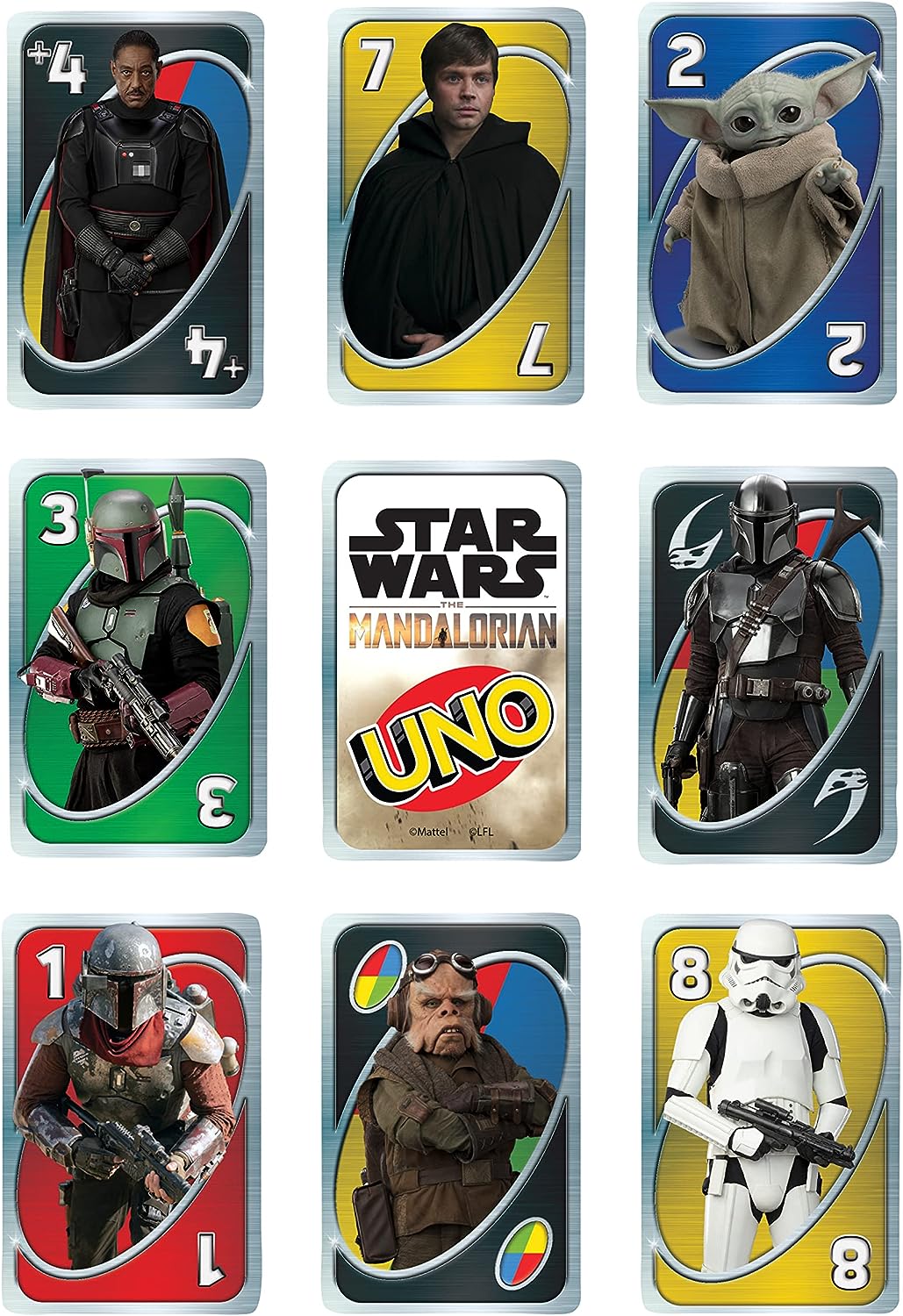 UNO Star Wars the Mandalorian cartas